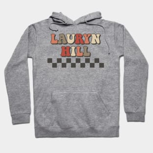 Lauryn Hill Checkered Retro Groovy Style Hoodie